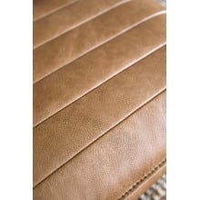 Aldric Genuine Leather Ottoman